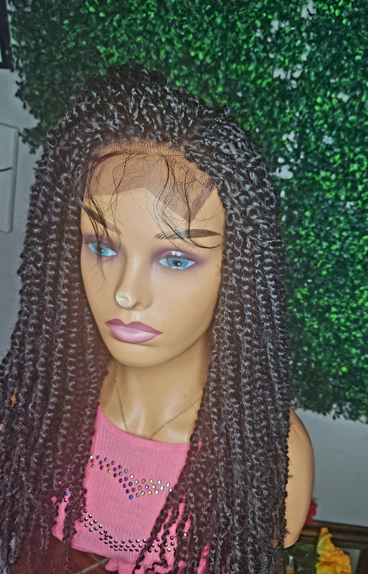 16" Passion Twist Braided Wig