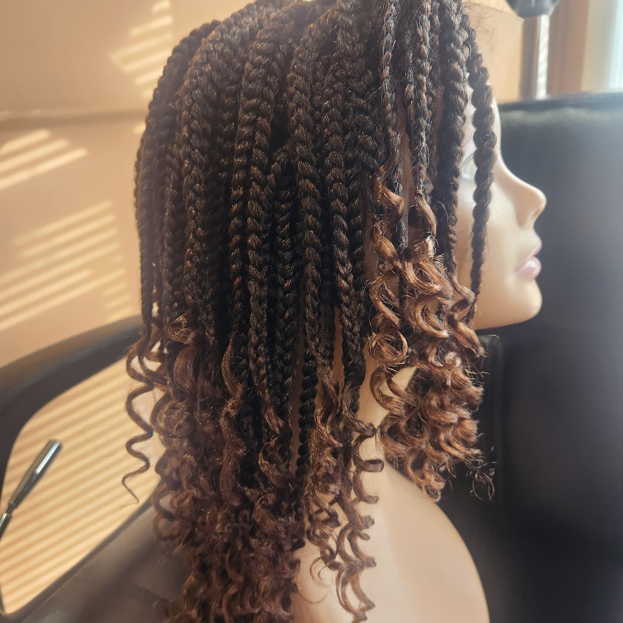 Goddess Box Braids Wig Synthetic/ Braided Wig